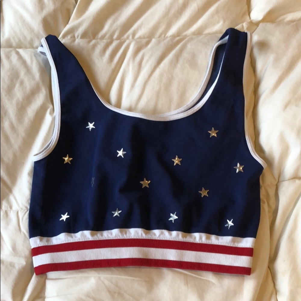 LF American crop top
